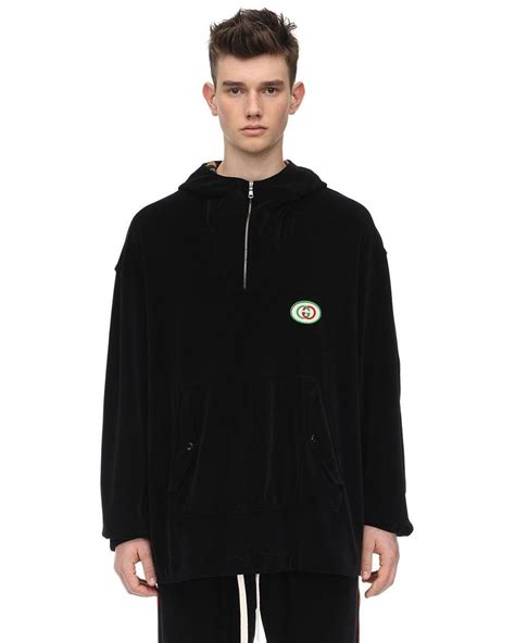 gucci chenille hooded sweatshirt|gucci hoodie sale.